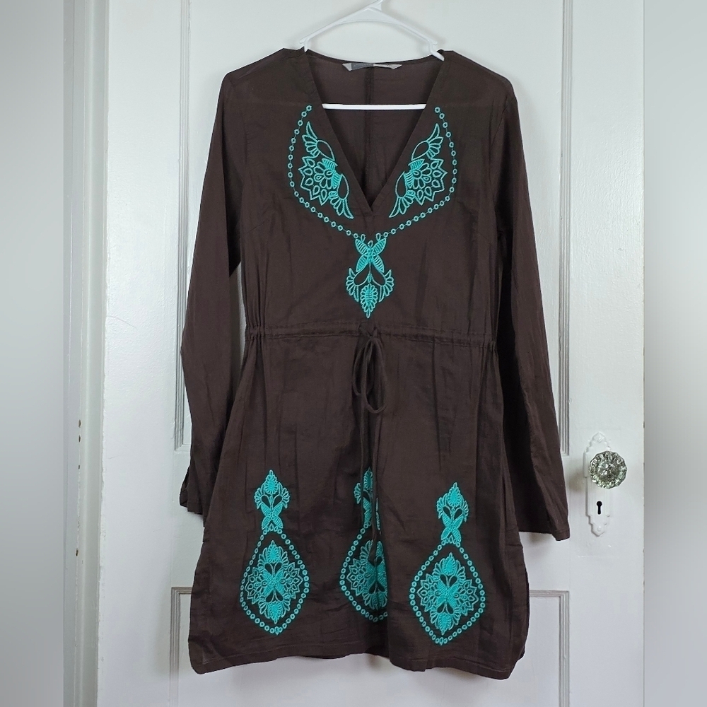 Athleta Embroidered Dress Size S